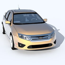 Ford Fusion 3D Object | FREE Artlantis Objects Download